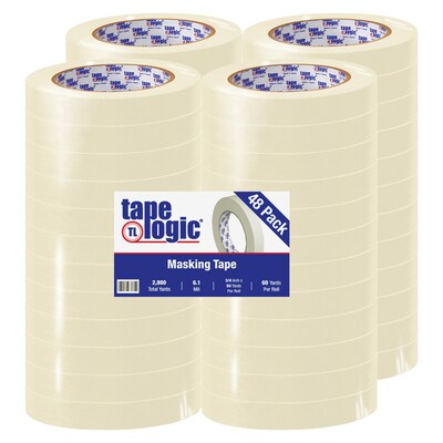 Tape Logic™ 2600 Masking Tape, 3/4 x 60 Yards, 48/Case (T9342600)