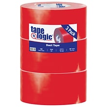 Tape Logic™ 10 mil Duct Tape, 3 x 60 yds, Red, 3/Pack