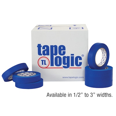 Tape Logic® 3000 Painter's Tape, 5.2 Mil, 3/4" x 60 yds., Blue, 12/Case (T934300012PK)
