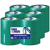 Tape Logic® Colored Masking Tape, 4.9 Mil, 1/2 x 60 yds., Dark Green, 72/Case (T933003E)