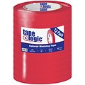 Tape Logic® Colored Masking Tape, 4.9 Mil, 1/2 x 60 yds., Red, 12/Case (T93300312PKR)