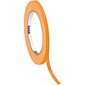 Tape Logic® Colored Masking Tape, 4.9 Mil, 1/2" x 60 yds., Orange, 12/Case (T93300312PKD)