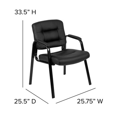 Flash Furniture Fundamentals Metal Conference Chair, Black (CH-197221X000-BK-GG)