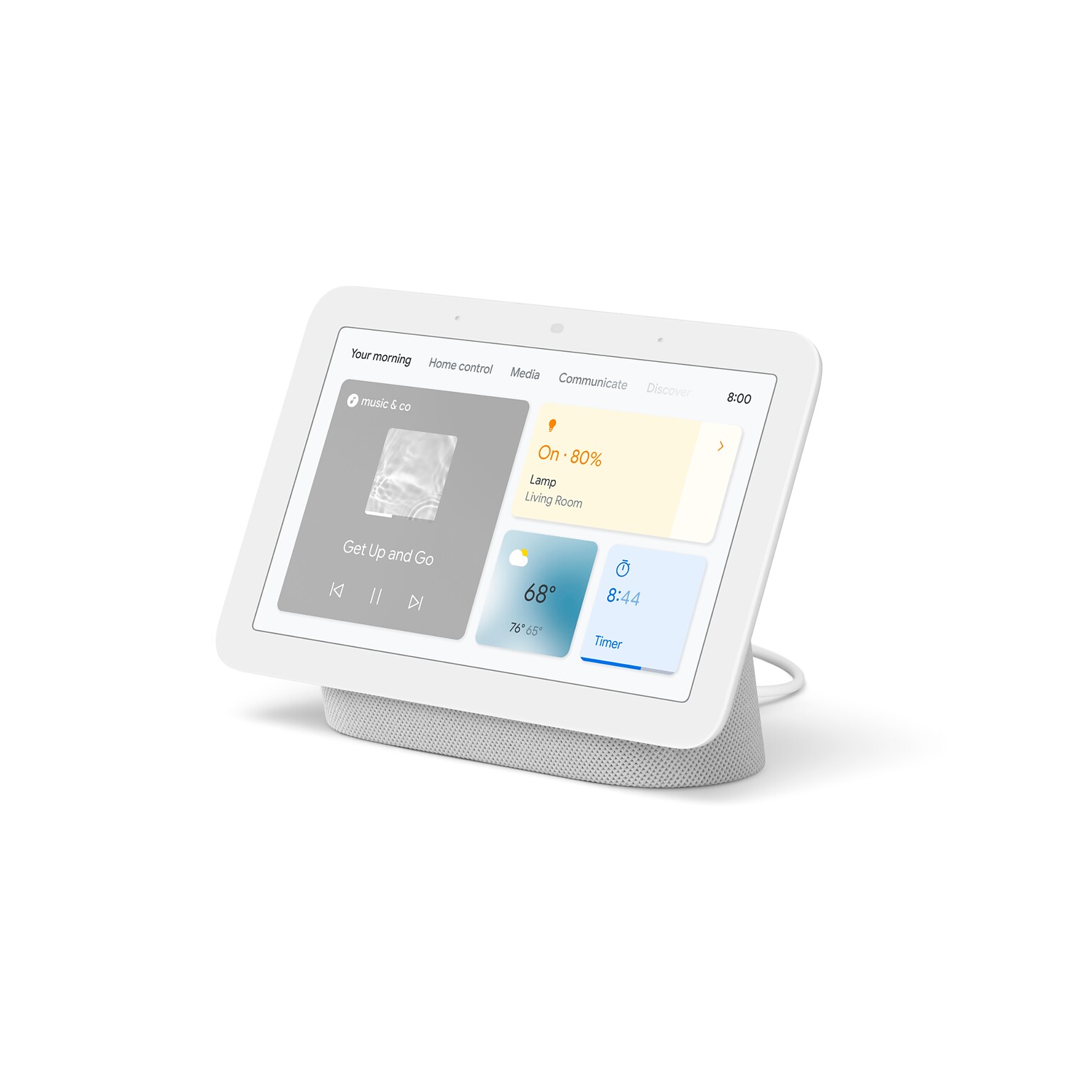 Google Nest Hub 2nd Generation 7 Smart Display, White (GA01331-US)