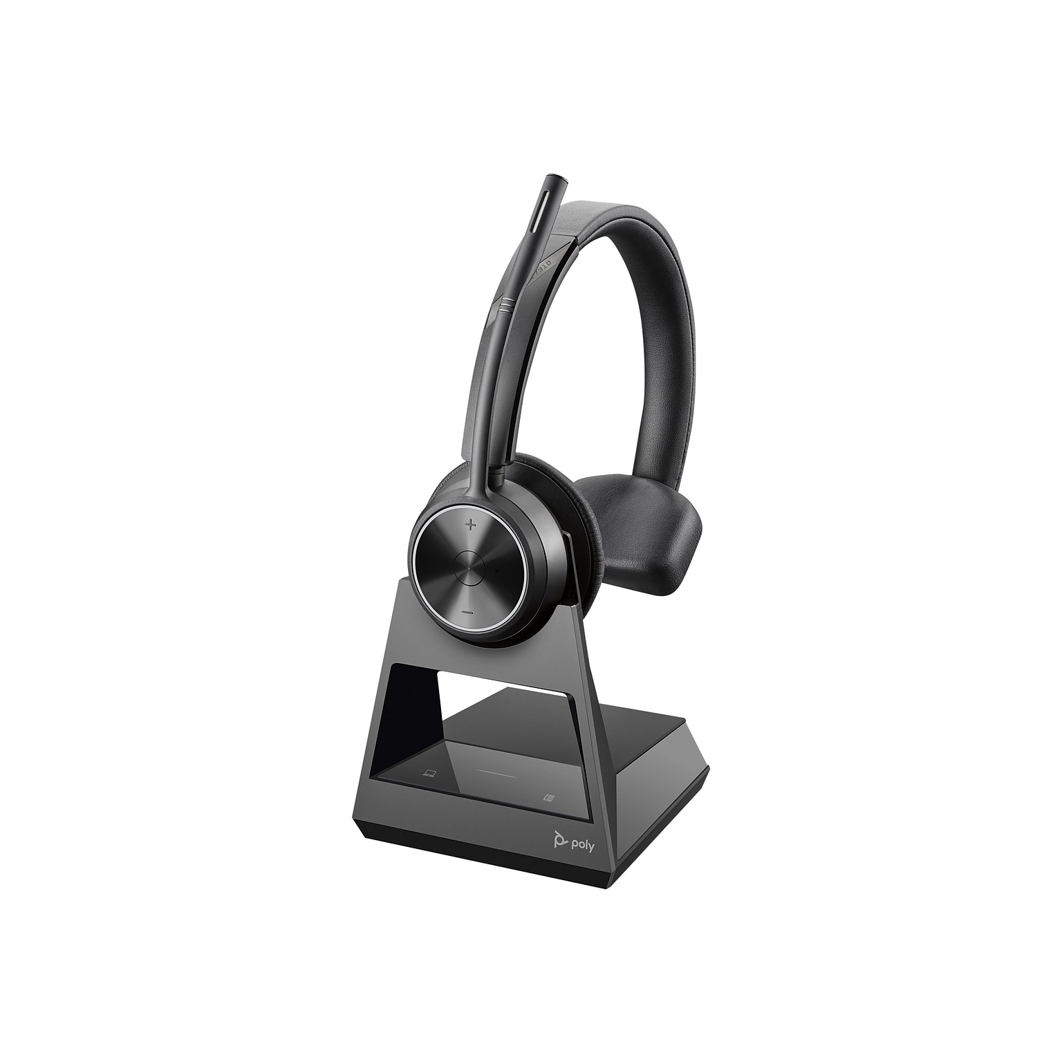 Poly Savi 7310 Wireless Mono Headset, Over-the-Head, Black (214778-01)
