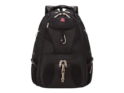 SwissGear Laptop Backpack, Black Polyester (19002215)