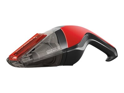 Dirt Devil Quick Flip Cordless Handheld Vacuum, Bagless, Red/Black (BD30015)