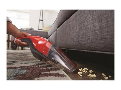 Dirt Devil Quick Flip Cordless Handheld Vacuum, Bagless, Red/Black (BD30015)