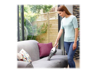 Black & Decker DustBuster Cordless Handheld Vacuum, Bagless, White (HNVC215B10)