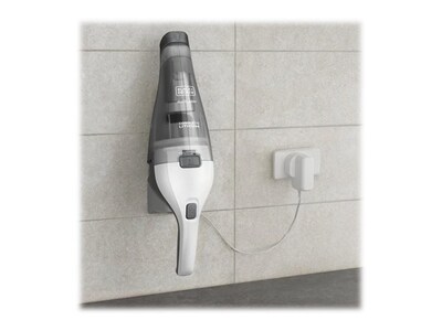 Black & Decker DustBuster Cordless Handheld Vacuum, Bagless, White (HNVC215B10)