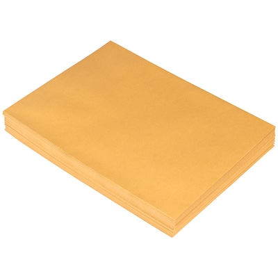 JAM Paper Peel & Seal Open End #13 Catalog Envelope, 10" x 13", Brown, 500/Pack (13034233C)