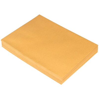 JAM Paper Peel & Seal Kraft Open End #13 Catalog Envelope, 10" x 13", Brown, 500/Pack (13034233C)