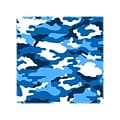 WeCare Individually Wrapped  Disposable Face Mask, 3-Ply, Kids, Blue Camo, 50/Box (WMN100042)