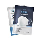 WeCare KN95 Disposable Face Mask, Adult, White, 5/Pack (TBN202709)