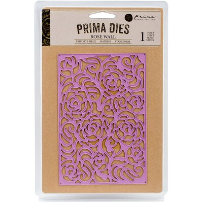 Prima Marketing Rose Wall Purple Metal Die (584962)