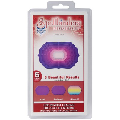 Spellbinders Nestabilities Dies-Labels 4