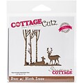 CottageCutz Elites Die-Deer W/Birch Trees 3.3X3.1