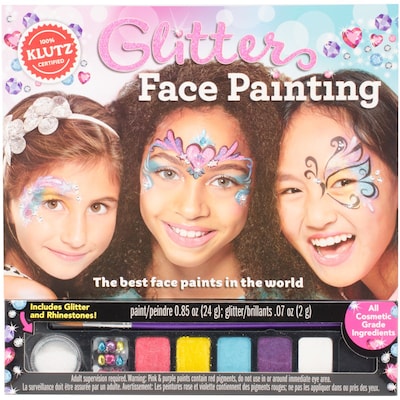 Glitter Face Painting Book Kit-