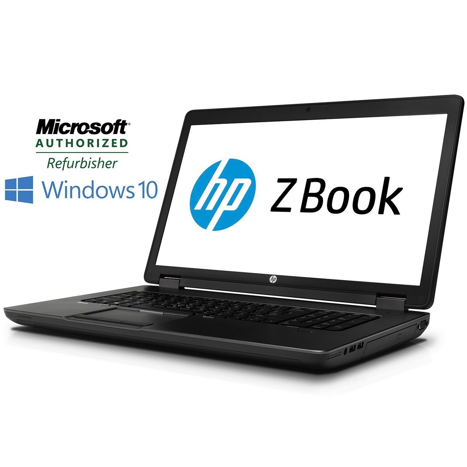 HP ZBook 15 15.6” Refurbished Laptop, Intel i7 2.9GHz Processor, 8GB Memory, 500GB Hard Drive, Win 10 Pro