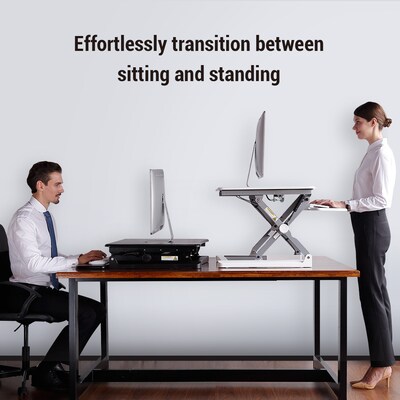 FlexiSpot 35 Sit-Stand Desk Converter, Black (M2B)