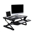 FlexiSpot 35W Manual Sit-Stand Desk Converter, Black (M2B)