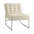 Ave Six Anthony 26” Wide Chair with Chrome Base and Linen Fabric (ATH51-L32)