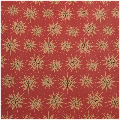 JAM Paper® Kraft Wrapping Paper Rolls - 125 sq ft. - Kraft Christmas Set - 5 Rolls/Pack
