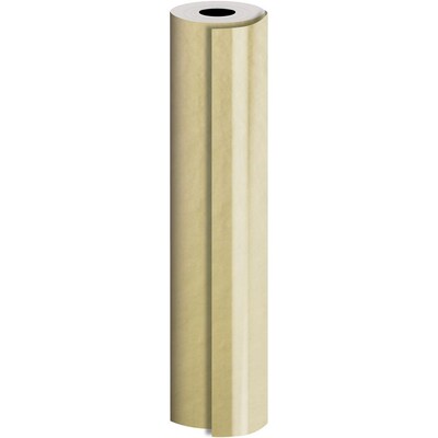 JAM Paper® Industrial Size Bulk Wrapping Paper Rolls, Matte Metallic Gold, (2082.5 Sq. Ft.), Sold Individually (165J91530833)