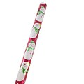 JAM Paper® Christmas Wrapping Paper, Premium Foil Gift Wrap, 25 Sq. Ft., Red with Snowman, Sold Individually (165FreSn)