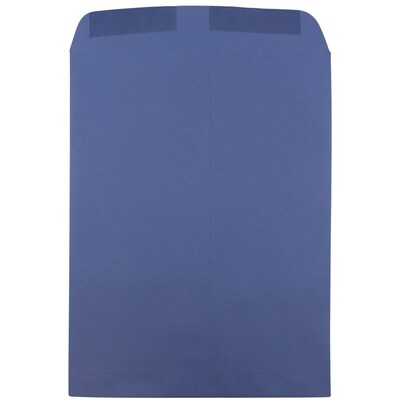 JAM Paper 10 x 13 Open End Catalog Envelopes, Presidential Blue, 50/Pack (263919489i)