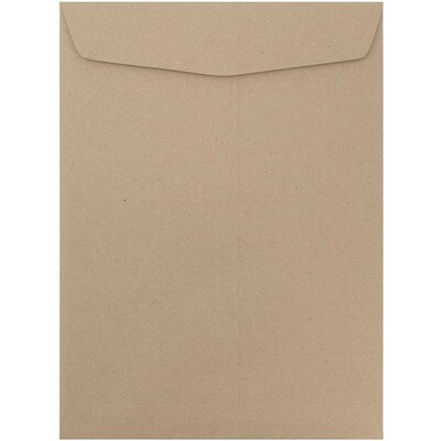 JAM Paper® 10 x 13 Open End Catalog Envelopes, Brown Kraft Paper Bag, 25/Pack (6315603a)