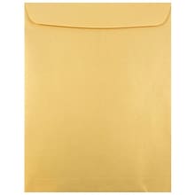 JAM Paper® 10 x 13 Open End Catalog Metallic Envelopes, Stardream Gold, 50/Pack (v018325i)