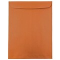 JAM Paper® 10 x 13 Open End Catalog Envelopes, Dark Orange, 25/Pack (31287540a)