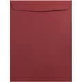 JAM Paper 10 x 13 Open End Catalog Envelopes, Dark Red, 50/Pack (31287541i)