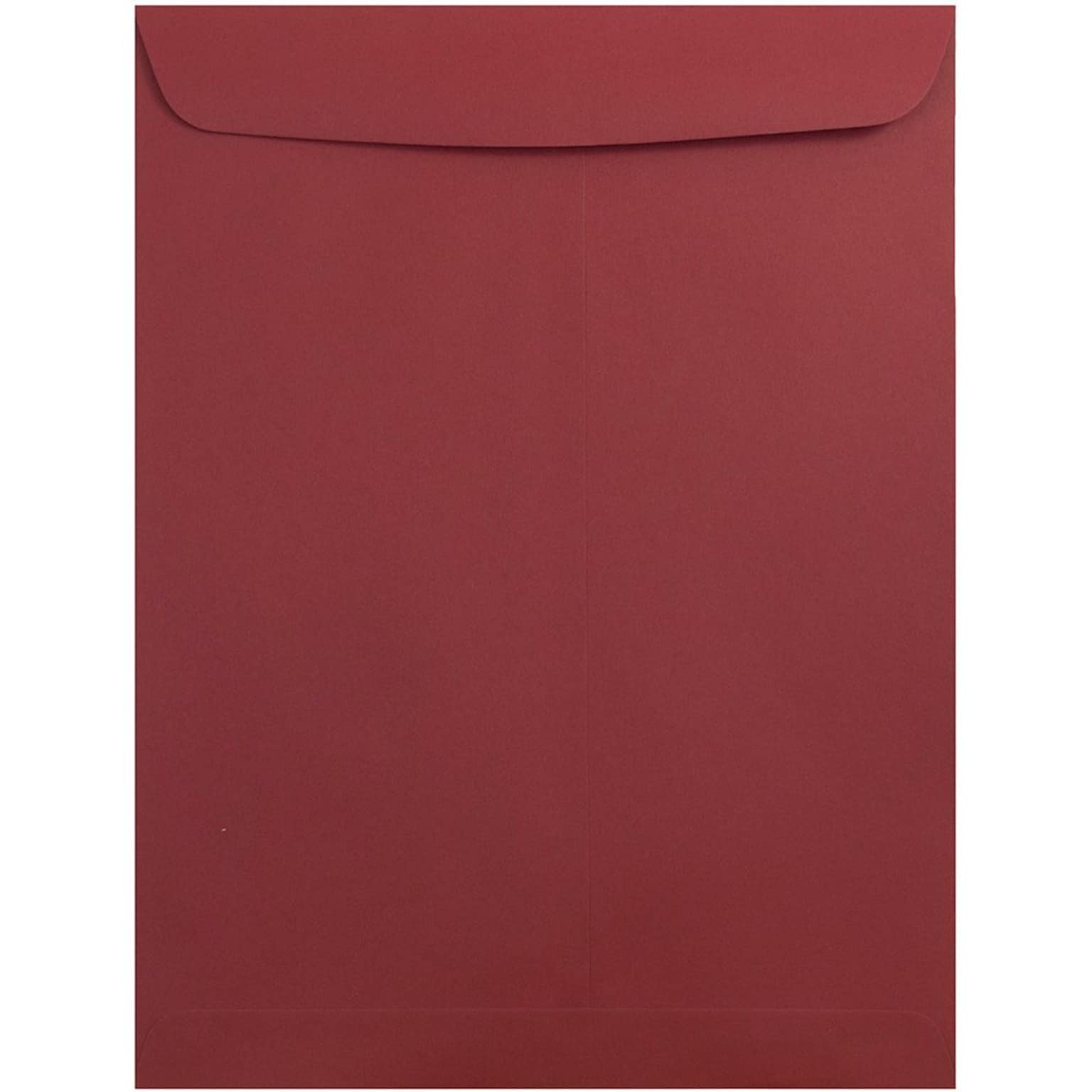 JAM Paper 10 x 13 Open End Catalog Envelopes, Dark Red, 50/Pack (31287541i)