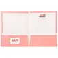 JAM Paper Glossy 2-Pocket Presentation Folders, Assorted Colors, 6/Pack (385GFASSRT)