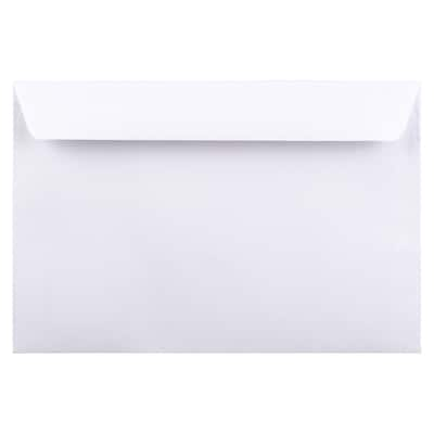 JAM Paper Booklet Commercial Envelopes, 6 x 9, White, 50/Pack (4238i)