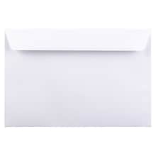 JAM Paper Booklet Commercial Envelopes, 6 x 9, White, 50/Pack (4238i)