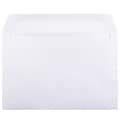 JAM Paper Booklet Envelope, 6 x 9, White, 25/Pack (4238)