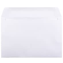 JAM Paper Booklet Envelope, 6 x 9, White, 25/Pack (4238)