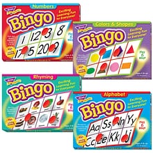 Trend Enterprises Beginner Bingo Combo Set, Grades PreK-2 (T-90747)