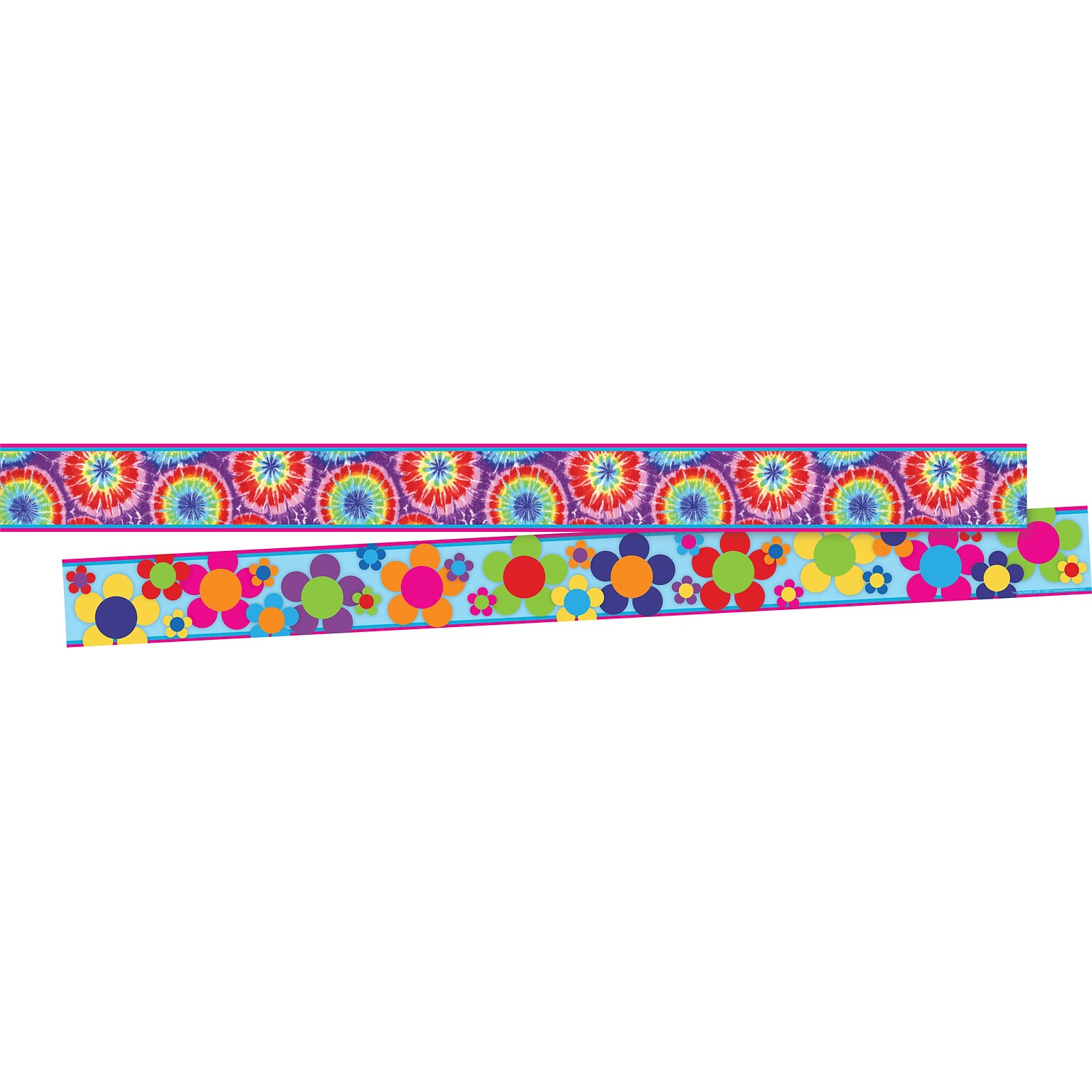 Barker Creek Double-Sided Border, 35 x 3, Tie-dye, 12/Pack (LL935)