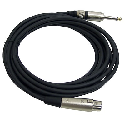 Pyle Pro 1/4 Male to XLR Female 15 Feet Professional Microphone Cable (PPMJL15)