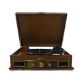 Pyle Home Vintage Classic-Style Bluetooth Turntable Vinyl Record Player with Digital MP3 Recording Ability (PTT30WD)