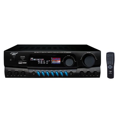 Pyle 300 Watts Digital Am Fm Stereo Receiver Pt560au Desertcart