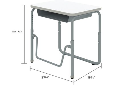 Safco AlphaBetter 28" Student Desk, Dry Erase (1222DE)