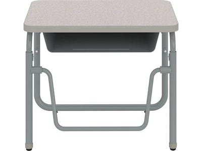 Safco AlphaBetter 28 Student Desk, Pebble Gray (1222GR)