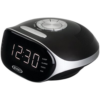 Jensen JCR-228 Digital Bluetooth AM/FM Dual Alarm Clock Radio