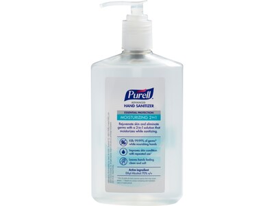 PURELL 2in1 Moisturizing Advanced 70% Alcohol Gel Hand Sanitizer, 12 oz (3698-12)