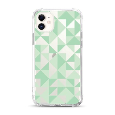 Centon OTM Essentials Geo Triangle Green Tough Edge Phone Case for iPhone 11 (OP-ACP-A02-64)